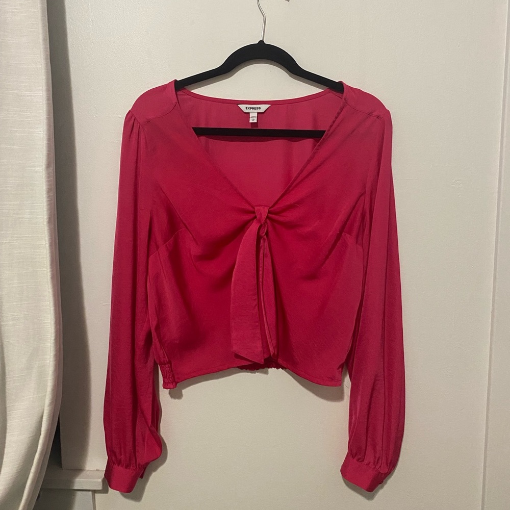 Express pink top